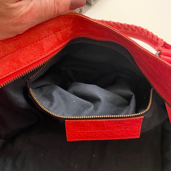 Authentic Balenciaga 💯 Part-time Red Moto Handbag - Picture 15 of 16